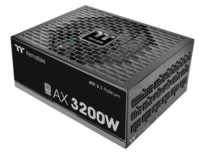 Thermaltake AX 3200W PSU Négy Natív 12V-2×6 GPU-csatlakozót Ad Hozzá