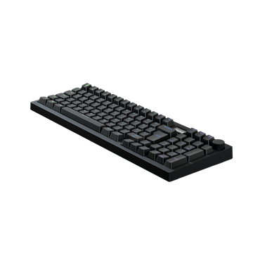 AVAX GM02 75% Gasket RGB mechanikus vezetékes billentyűzet Outemu silent white switch, magyar kiosztás