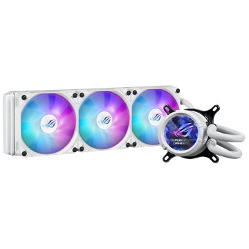 ASUS ROG STRIX LC III 360 - ARGB LCD WHT - Vízhűtés