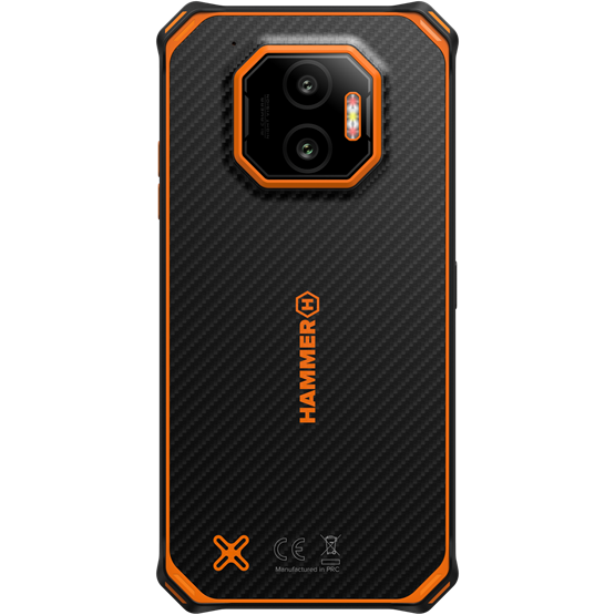 HAMMER ENERGY X2 6,1 6/128GB Dual SIM okostelefon - fekete/narancssárga - Image 4