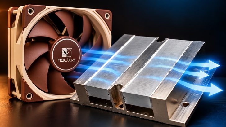 Noctua Eyes Kényszerített Fizika „Harmadik Hűtési Út”, Amely Kezeli A 2000W-Ot A Komplex Liquid Loops Asztalok Nélkül