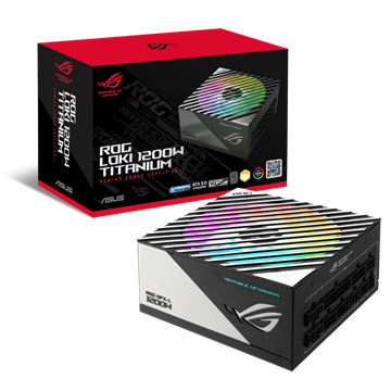 Asus ROG Loki 1200W - ROG-LOKI-1200T-SFX-L-GAMING - 80+ Platinum - ATX 3.1 - Moduláris - fekete tápegység - Image 2