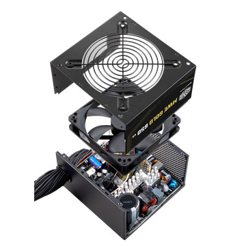 Cooler Master 650W - MWE Gold 650 V3 NM - MPE-6502-ACAAG-3BEU - 80+ Gold - ATX 12V Ver. 2.41 - Fekete Tápegység - Image 4