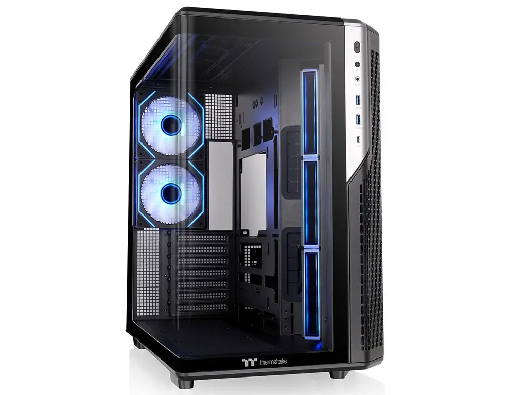 Thermaltake View 590 TG ARGB ívelt üveget és öt mellékelt ventilátort ad hozzá
