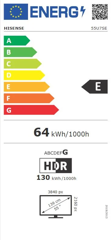 Hisense 55U7SE 55' ULED MiniLED UHD Smart TV - Image 2